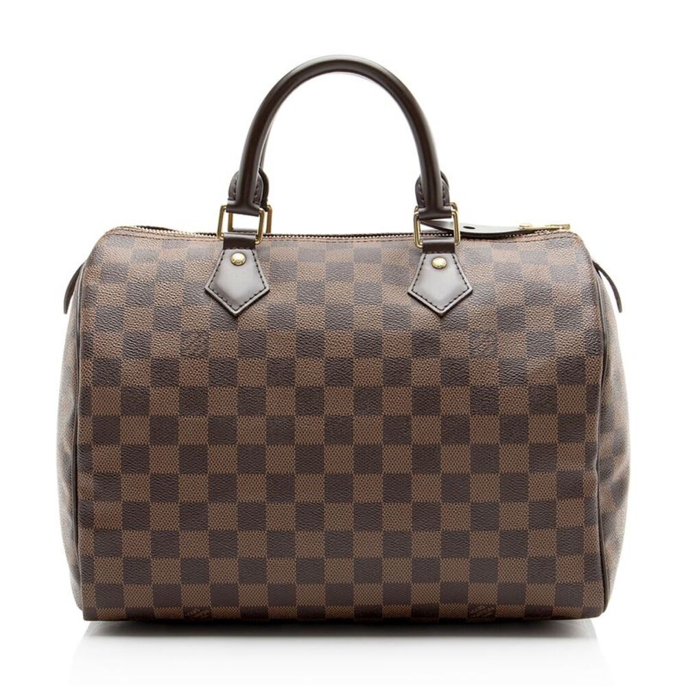 Louis Vuitton Damier Ebene Speedy 30 Satchel